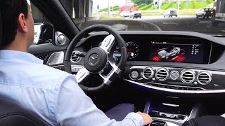 2019 Mercedes AMG S63 ROUGH 4MATIC + Drive Review S Class Sound Acceleration Exhaust