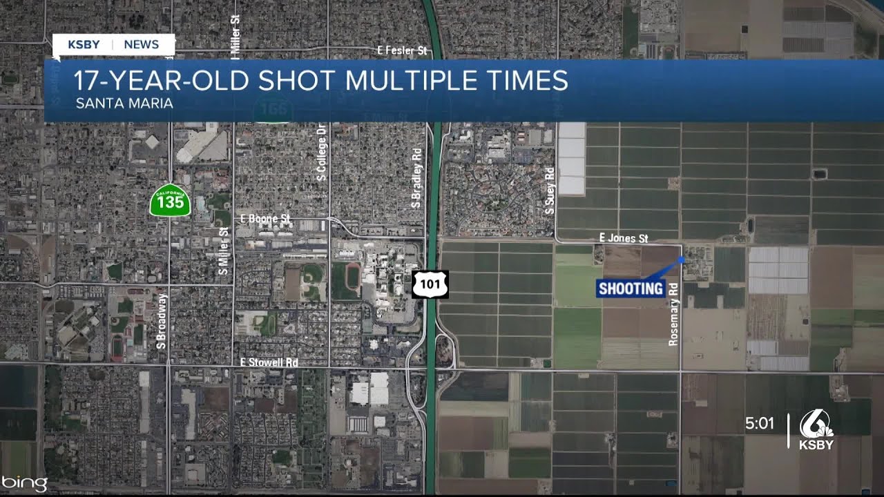 Deputies search for suspects in shooting that left Santa Maria teen ...