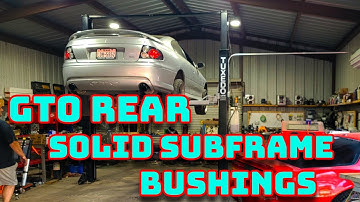 GTO Rear Solid Subframe Bushings from Hendrix Engineering