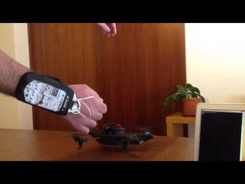 BITalino-based controller for the AR.Parrot (Alpha)