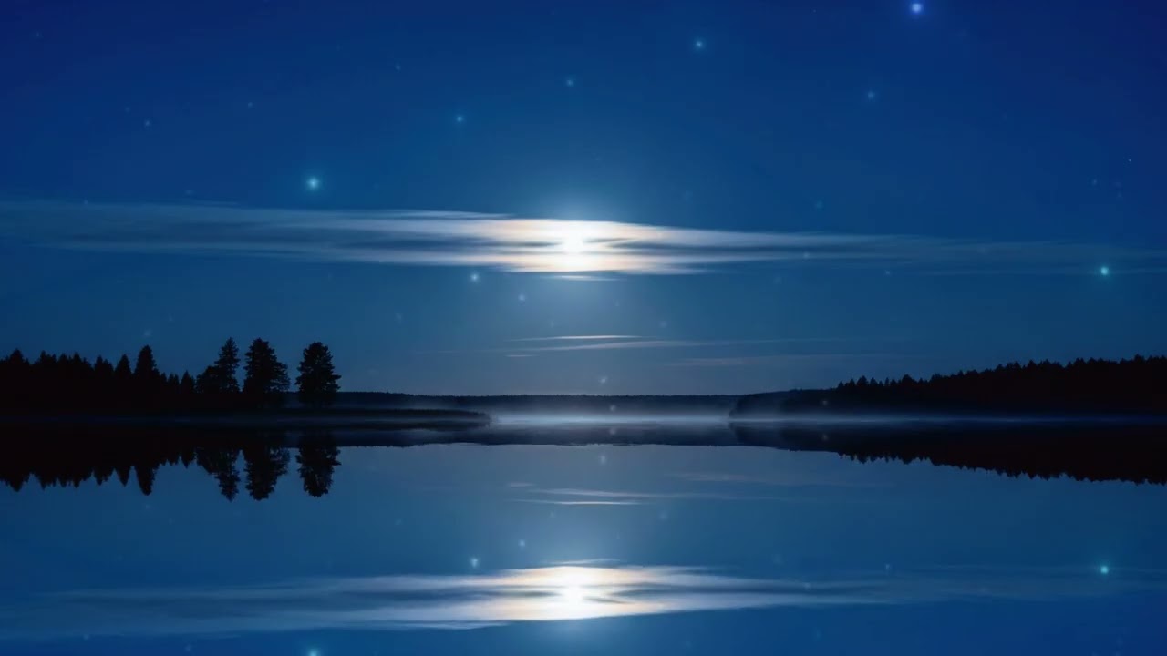 Calming Night Ambient Music (10 Hours) 🌙 Deep Sleep & Relaxing Background Sound