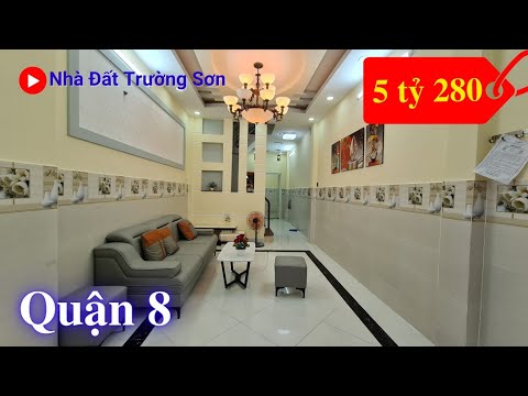 Chính chủ bán nhà Quận 8 hẻm 5B Võ Trứ P9Q8, cách mặt tiền Hưng Phú 30m. Nhà 2 lầu BTCT, có 4PN 3WC