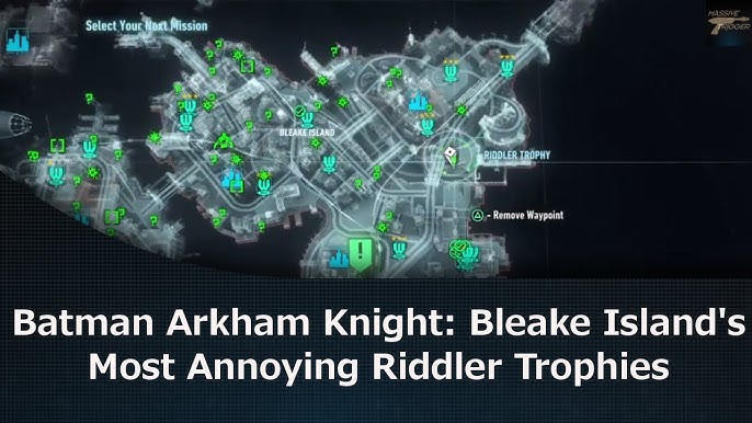 ᐈ Batman Arkham Knight: Bleake Island Riddle Trophy Guide • WePlay!