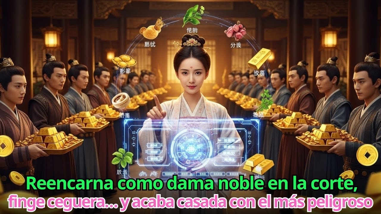 Reencarna como dama noble en la corte, finge ceguera… y acaba casada con el más peligroso.