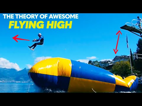 Epic Blob Launches Into A ﻿Lake | The Theory Of Awesome