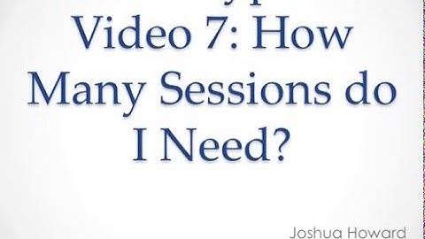 How Many Hypnosis Sessions do I Need? About Hypnosis Series #7