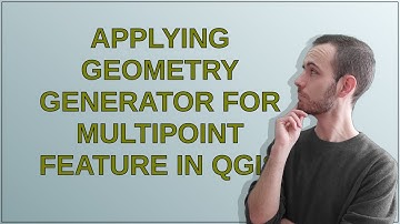 Applying Geometry Generator for MultiPoint feature in QGIS