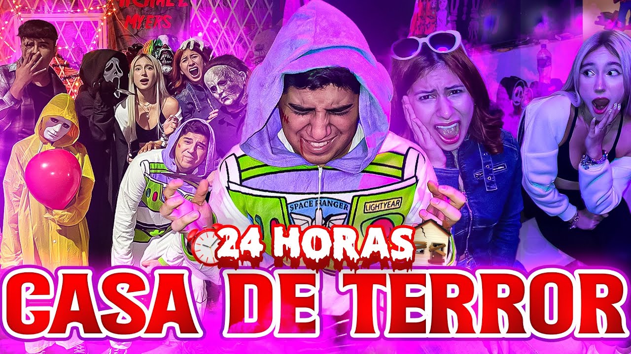 24 HRS EN UNA CASA DEL TERROR *DAFNNE DESAPARECE* | Alan Mejia