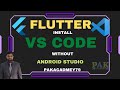 Gambar cover flutter run on vs code without android studio