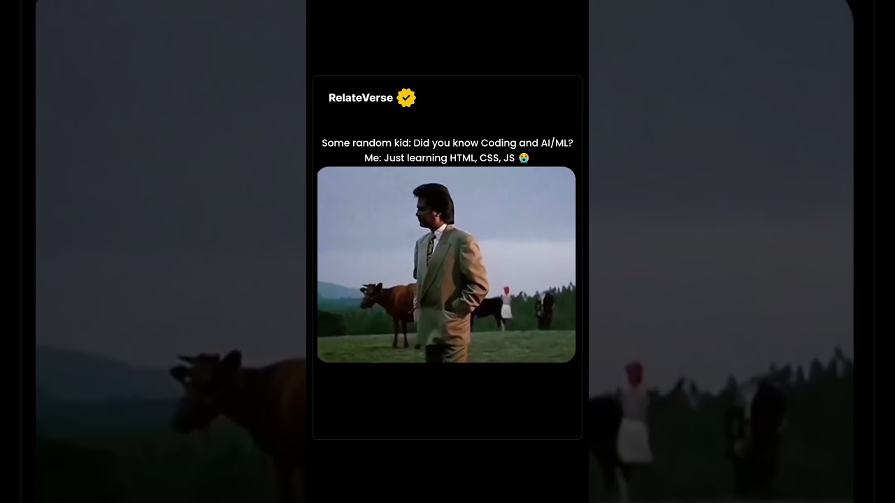 When You Learn HTML/CSS/JS vs AI/ML 😭 | Relatable Coding Meme