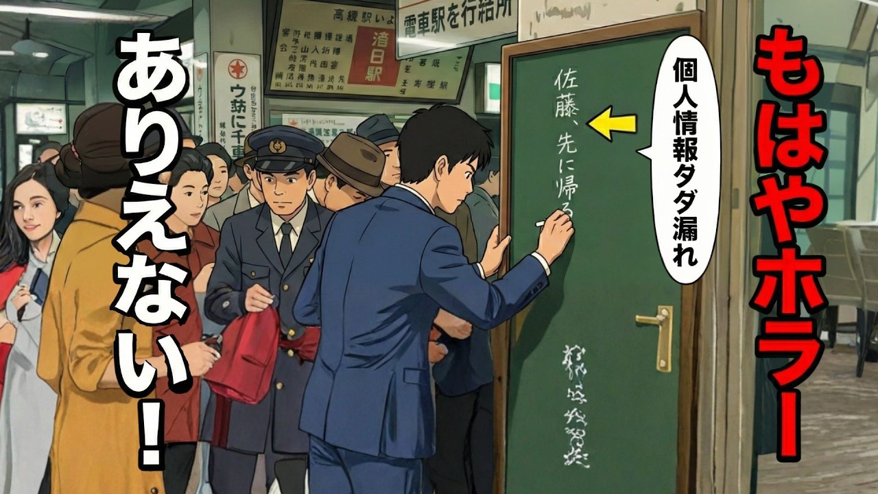 【昭和の衝撃】スマホなしでどう会うの？駅の伝言板が繋いだ「命がけの待ち合わせ」が泣ける…