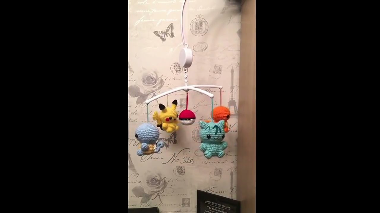 pokemon crib mobile