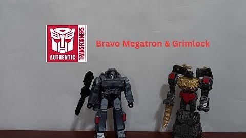 Transformers Authentics Bravo Megatron and Grimlock Review