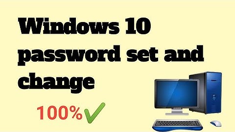 bangla tutorial || How to create password for windows 10 in bengali 2021.