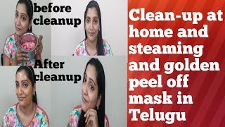 Steaming and golden peel off mask ...