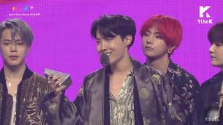 BTS MMA 2018 - Best Artist Of The Year (Melon Music Awards) and End