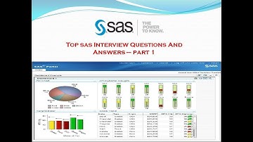 Top SAS interview Questions And Answers