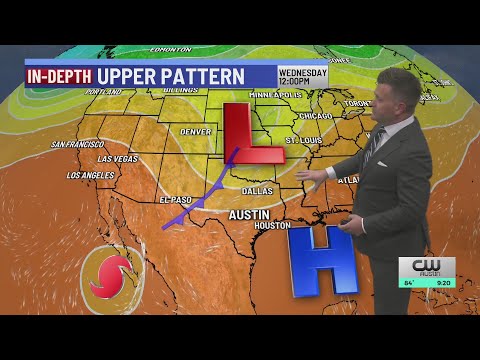 Cold front could knock temperatures down and bring scattered storms next week | KXAN Forecast (Sept.