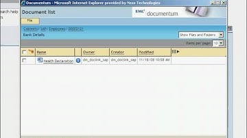EMC Documentum for SAP HR Solution