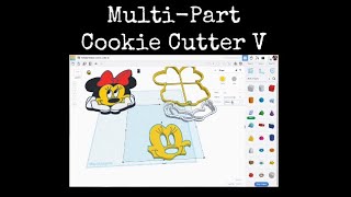 TinkerCAD Tips!  Multi-Part Cookie Cutter Part 5.     #tinkercad #caddesign #3dprintable #3dprinting