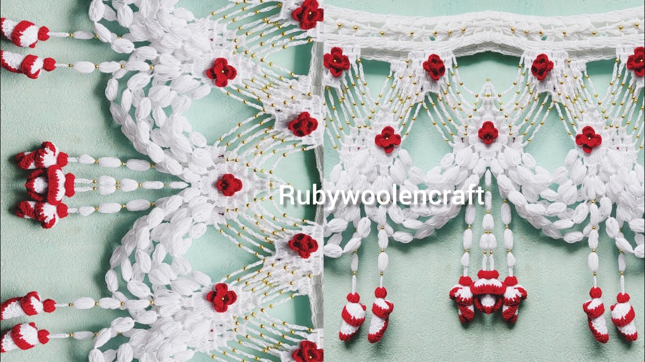 «Как связать крючком великолепные украшения для ворот | Идеи Парды и Торана»