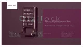 How to operate a Digilock Keypad lock with the Manager Key