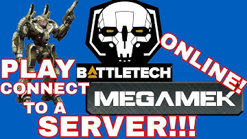How to connect to a server in Megamek! Mech Lab mini.
