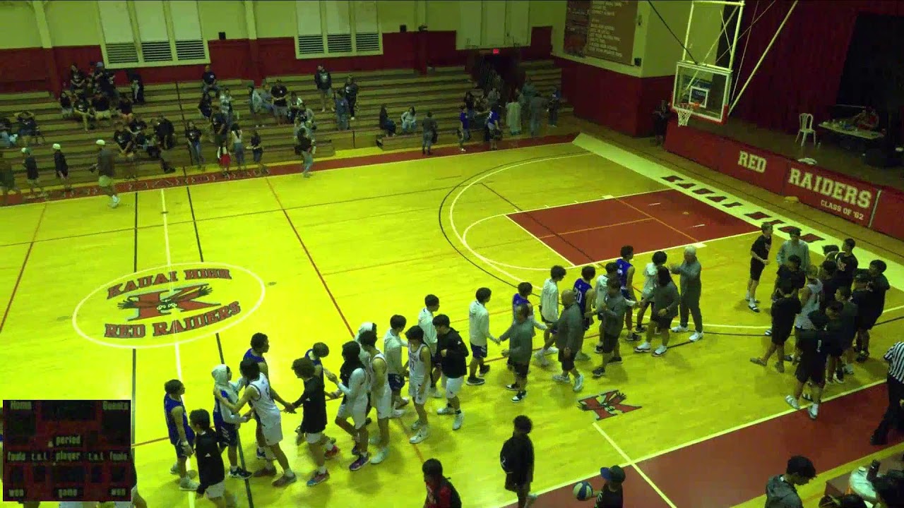 Kauai high school vs waimea high school boys varsity basketball youtube