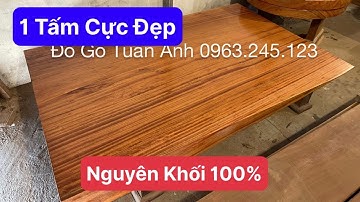 chiếu ngựa một tấm nguyên khối gỗ đinh hương | 1m9x2m9x25cm | XƯỞNG CHIẾU NGỰA