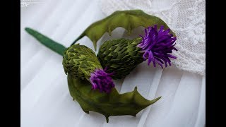 картинка: Мастер-класс из фоамирана. Сделаем чертополох своими руками