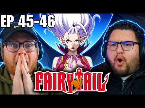 LETS GO MIRAJANE!!! We REACT to FAIRYTAIL Episodes 45-46 for the first time!!!