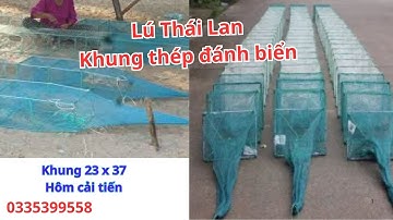 12 cửa ngục khung 23 x 37 có 31 hung dài 11m, Lưới Thái Lan , mình lưới se , khung thép đánh biển