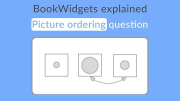 How to create a "Picture ordering" question in BookWidgets