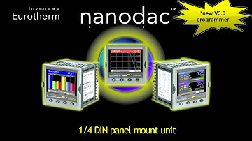Paperless recorder and PID controller - nanodac (TM)
