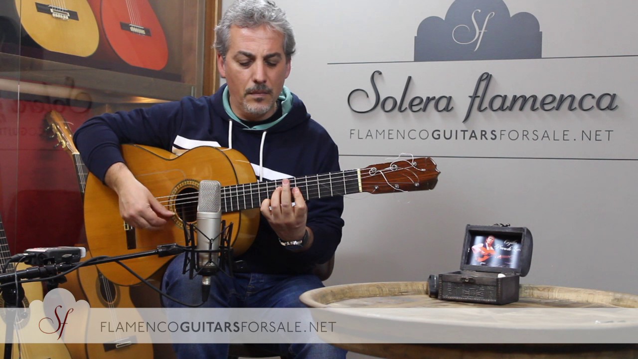 José Ramírez 1967 J.F. flamenco guitar for sale played by Pedro Javier ...