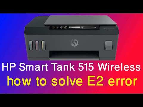 E2 Error in Printer | HP 516, HP 515, HP 415, 315, 419, 419 | Paper Jam,  Error Codes - YouTube