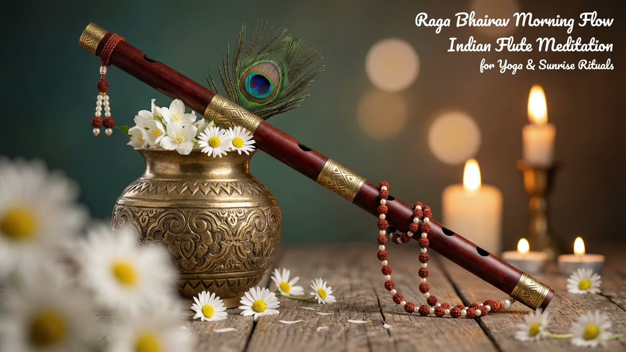 Raga Bhairav Morning Flow | Indian Flute Meditation for Yoga & Sunrise Rituals