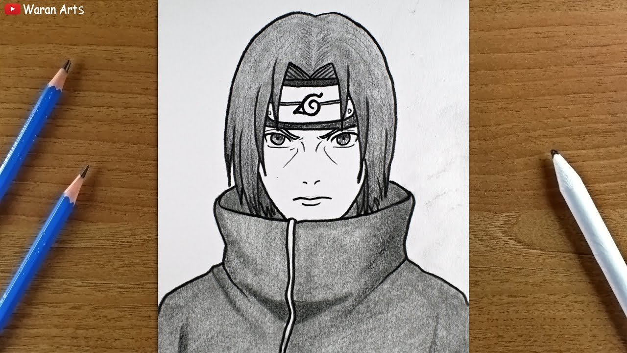 How to Draw Itachi Uchiha | Easy Anime Drawing | Drawing Tutorial for beginners Step by Step |Itachi