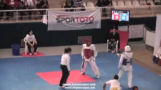 87kg Taha Beytullah Oyar - Muhammed Adem Cakir  (2012 Turkish Taekwondo Championships Under -21) Resimi