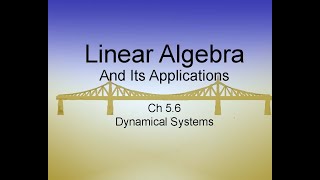 Celebrity Linear Algebra & Applications Ch5.6 Discrete Dynamical Systems Profile