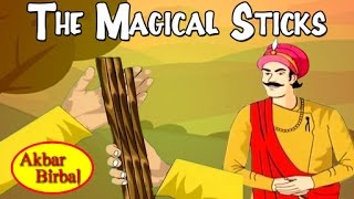 Akbar Birbal Tales In English | The Magical Sticks | English Animated Stories For Kids
