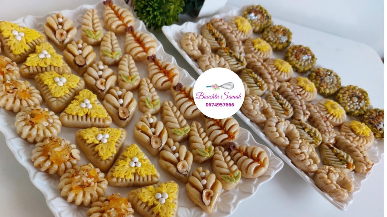 جديد حلويات اللوز💥10 شكيلات غير بالمراشم👍🏻التفاصيل داخل الفيديو