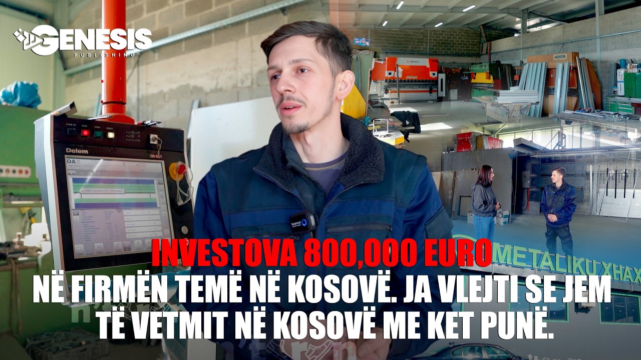 Investova 800,000 euro në firmën temë në Kosovë. Ja vlejti se jem të vetmit në Kosovë me ket punë.
