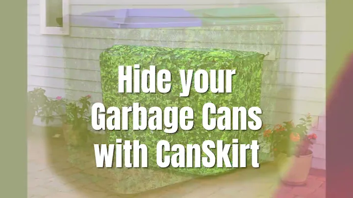 Hide your Garbage Cans with CanSkirt