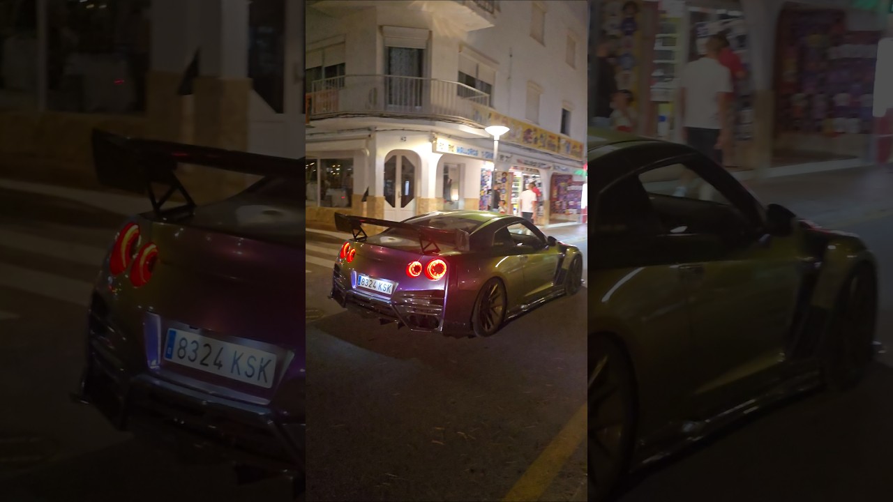 Nissan GTR car in Mallorca 