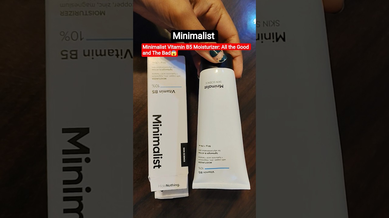 Minimalist Moisturizer Pros and Cons — Honest User Review ✅