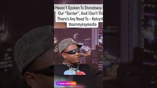 I haven’t spoken with stonebwoy since our banter #Kelvinbwoy #stonebwoy #ghanacelebrities