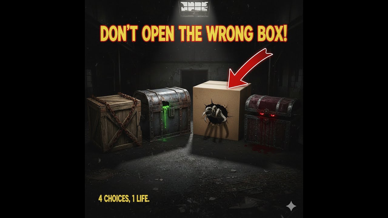 DON'T OPEN THE WRONG BOX! 📦💀 (Horror Challenge)