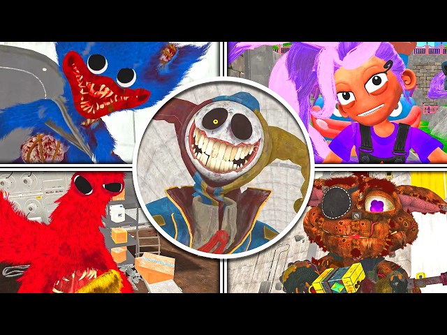 Poppy Playtime Chapter 5 - All BOSSES in Bright Mode