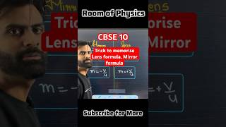 Lens &amp; Mirror Formula in Seconds | Magnification | Memory Trick | Light |CBSE 10 Physics